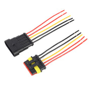 10pcs 5P Car Water-resistant Plug Car Connector Plug-In, Length���10cm