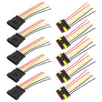 10pcs 6P Car Waterproof Plug Car Connector Plug-In, Length���10cm - free shipping - PMC TechLife - Order now!
