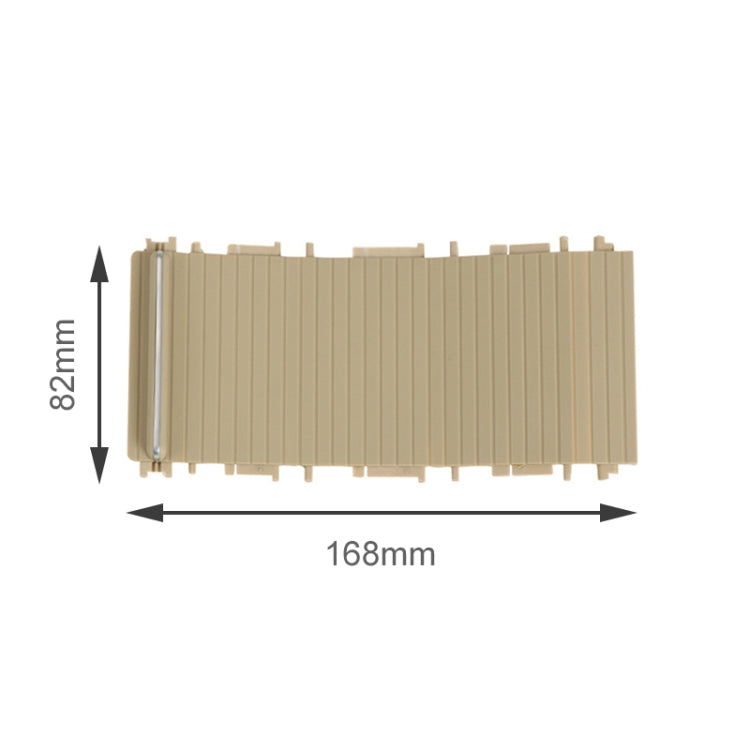 For BMW 3 Series E46 Left Driving Car Center Console Water Cup Holder Cover 51167038334(Beige)