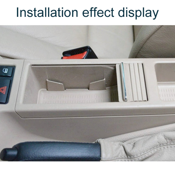 For BMW 3 Series E46 Left Driving Car Center Console Water Cup Holder Cover 51167038333(Black)