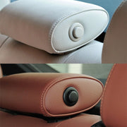 For BMW E90 / F18 Left Driving Car Rear Seat Headrest Switch Button 52207251371-1(Beige White)