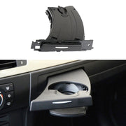 For BMW 3 Series E90 Left Driving Car Dashboard Left Side Water Cup Holder 5141 9173 463(Black)