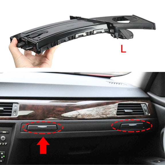 For BMW 3 Series E90 Left Driving Car Dashboard Left Side Water Cup Holder 5141 9173 463(Black)