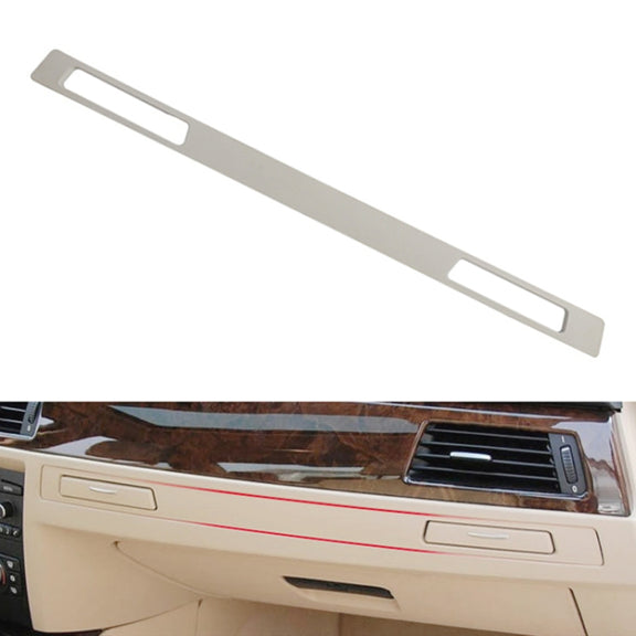 For BMW 3 Series E90 Left Driving Dashboard Water Cup Holder Decorative Frame 5145 7138 799(Grey)