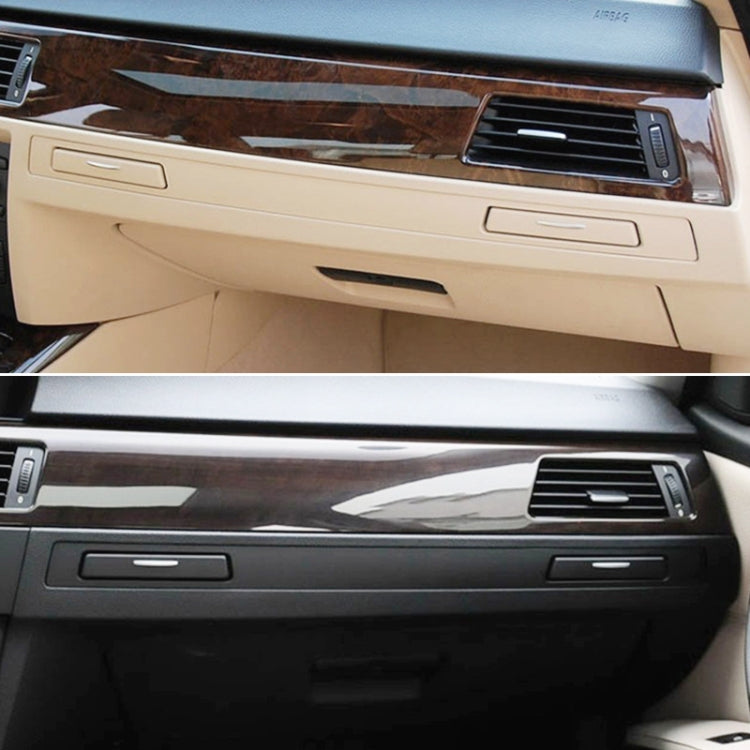 For BMW 3 Series E90 Left Driving Dashboard Water Cup Holder Decorative Frame 5145 7138 798(Beige)