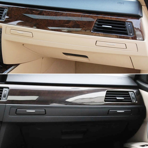 For BMW 3 Series E90 Left Driving Dashboard Water Cup Holder Decorative Frame 5145 7138 799(Grey)