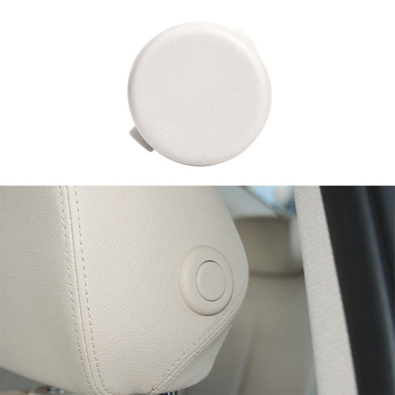 For BMW 3 Series F30 Left Driving Car Front Headrest Switch Button 5210 7362 619(Beige White)