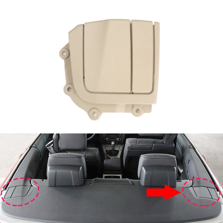 For BMW 3 Series E93 Left Driving Car Convertible Rear Platform Right Hinge Cover Folding Cover 5437 7175 484(Beige)
