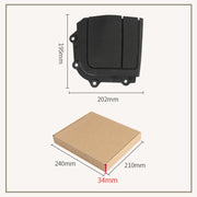 For BMW 3 Series E93 Left Driving Car Convertible Rear Platform Right Hinge Cover Folding Cover 5437 7175 482(Grey)