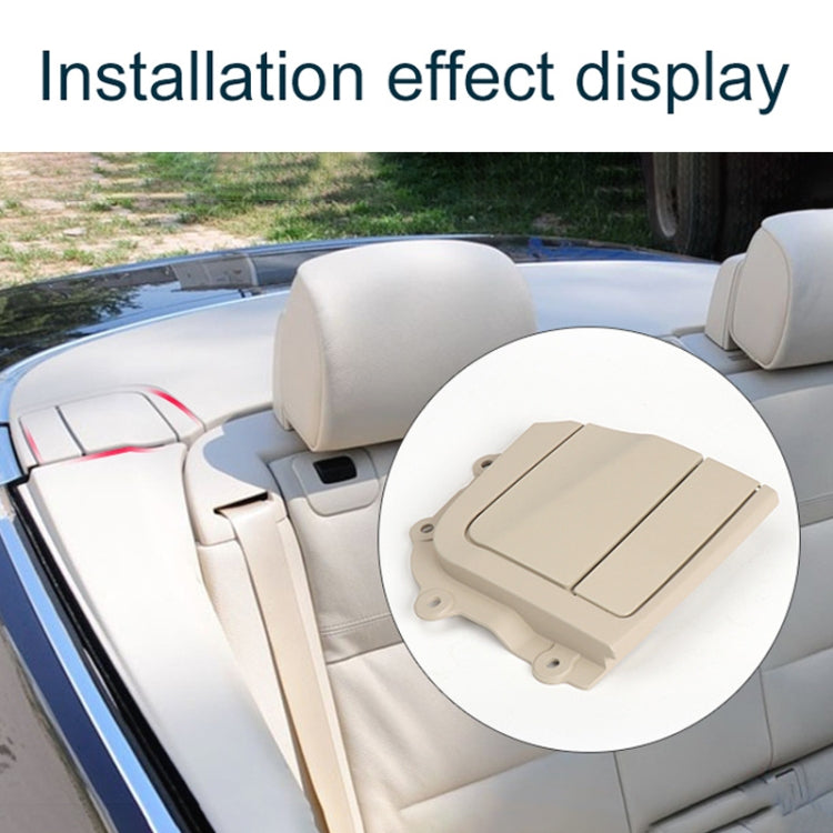 For BMW 3 Series E93 Left Driving Car Convertible Rear Platform Right Hinge Cover Folding Cover 5437 7175 480(Black)