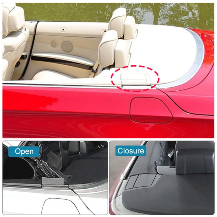 For BMW 3 Series E93 Left Driving Car Convertible Rear Platform Left Hinge Cover Folding Cover 5437 7174 546(Grey)