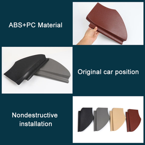 For Mercedes-Benz CLS W219 Car Right Side Front Door Trim Cover Panel 21972702289051(Black)