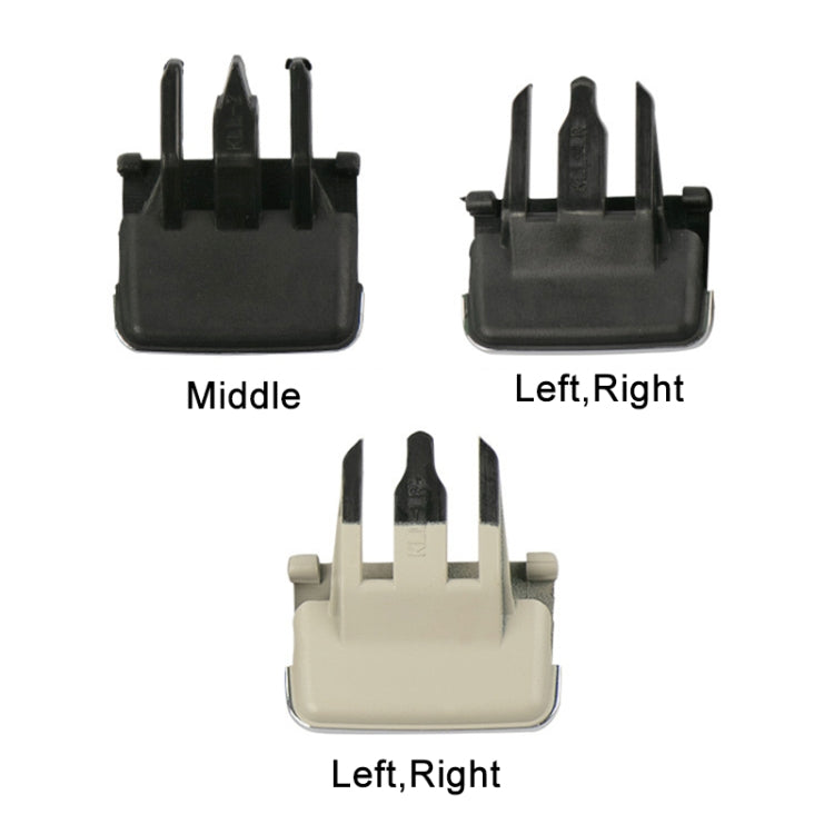 For Toyota Corolla Left-hand Drive Car Left and Right Air Conditioning Air Outlet Paddle (Beige)