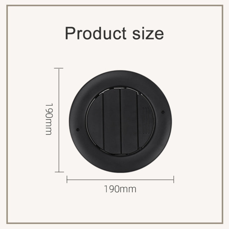 For Ford Edge Left-hand Drive Car Roof Air Conditioner Air Outlet (Black)