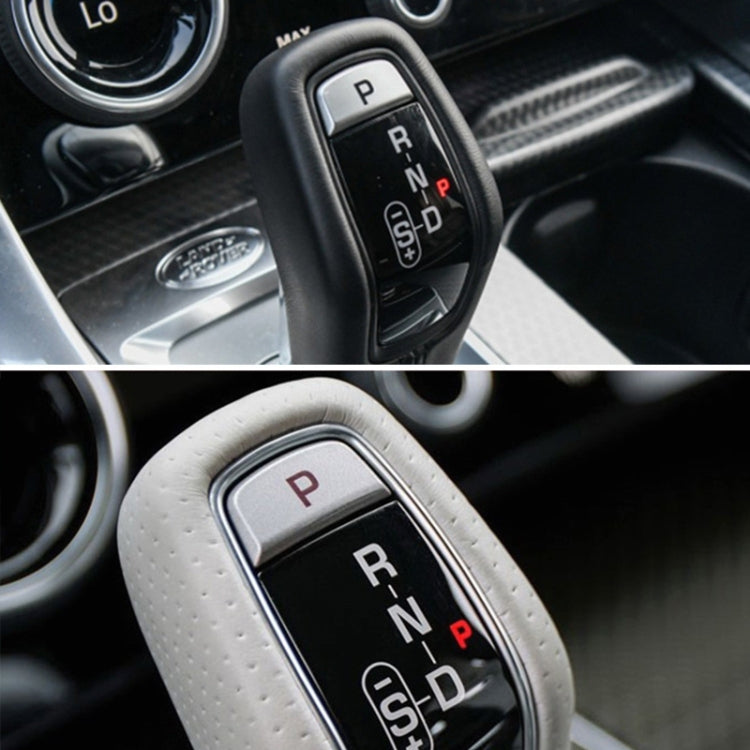 P Key Gear Lever Handball Switch Shift Button for Land Rover Range Rover Jaguar F-TYPE, Left Driving (Silver)