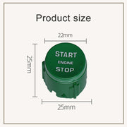 One-key Start Engine Stop Switch Button for Land Rover Range Rover / Discovery, Left Driving(Red)