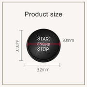 One-key Start Engine Stop Switch Button for Land Rover Range Rover Executive, Left Driving (Black)