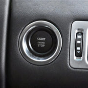 One-key Start Engine Stop Switch Button for Land Rover Range Rover Executive, Left Driving (Black)