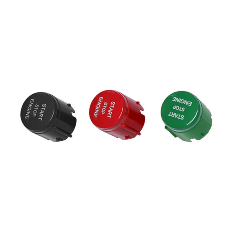 One-key Start Engine Stop Switch Button for Land Rover Freelander 2, Left Driving (Black)