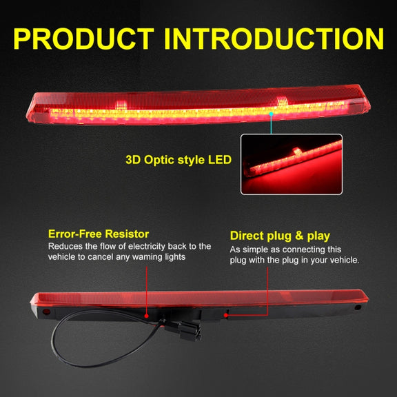 For Volkswagen Golf 5 GTI 2005-2009 Car High Position Brake Light 1K6945097F (Black)