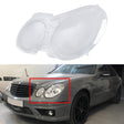 For Mercedes-Benz E-Class W211 2002-2008 Car Left Side Headlight Transparent Protective Cover 2118202961 - Car Light Accessories by PMC TechLife | Online Shopping South Africa | PMC TechLife | Buy Now Pay Later Mobicred