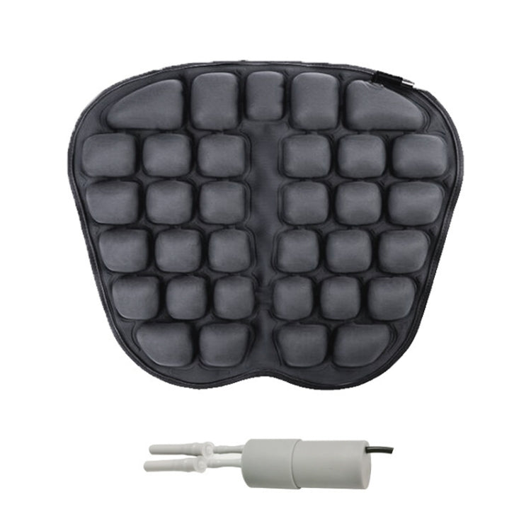 IN-SC003 Car Office Inflatable Airbag Seat Cushion, Style: Electric Water Inflatable Dual-Use (Black)