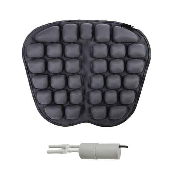 IN-SC003 Car Office Inflatable Airbag Seat Cushion, Style: Electric Water Inflatable Dual-Use (Black)