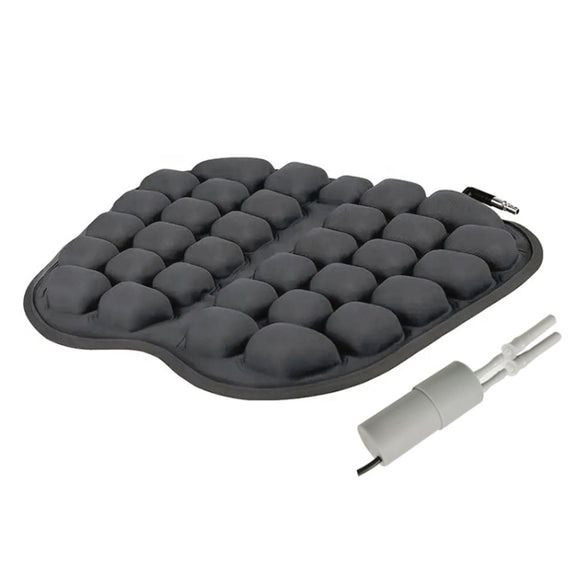 IN-SC003 Car Office Inflatable Airbag Seat Cushion, Style: Electric Water Inflatable Dual-Use (Black)