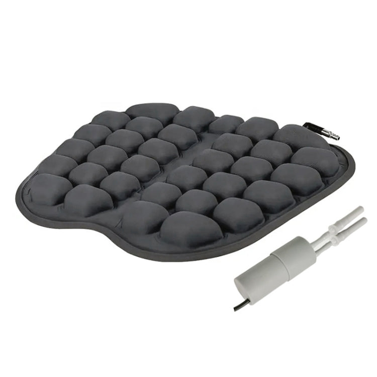 IN-SC003 Car Office Inflatable Airbag Seat Cushion, Style: Electric Water Inflatable Dual-Use (Black)