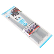 1 Pair Car Carbon Fiber Silicone Bumper Strip, Style: Short (Grey)