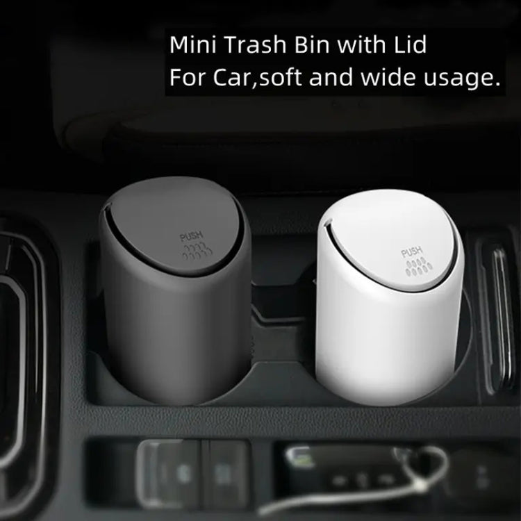 3R-2114 Car Multifunctional Mini Trash Can (Black)