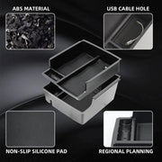 For Ford Bronco 2021 Car Armrest Box Double Layer Storage Box
