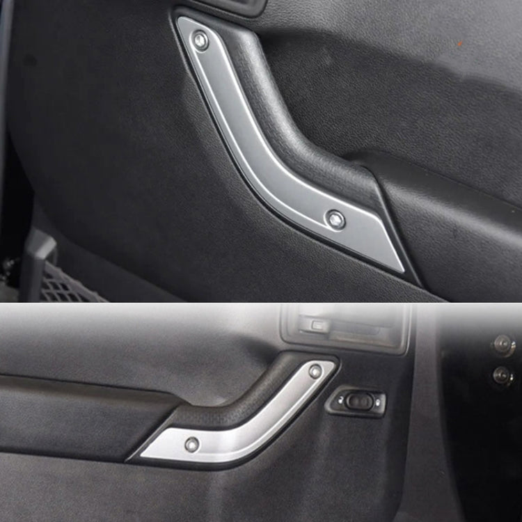 For Jeep Wrangler JK 2007-2017 1 Pair Car Door Inner Handle Decorative Strip