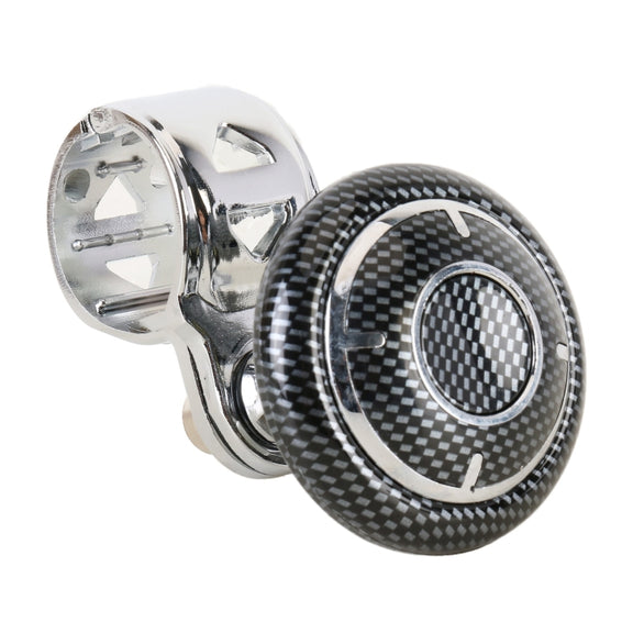 YI-71 Car Steering Wheel Booster Ball Car Power Handle (Carbon Fiber Black)