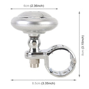 YI-71 Car Steering Wheel Booster Ball Car Power Handle (Silver Grey)