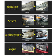 Car Headlight Scratch Aging Yellowing Renovation Repair Set, EU Plug