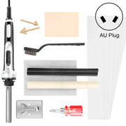 100W Electric Soldering Iron Plastic Welding Machine Car Bumper Repair Plier, AU Plug (White)