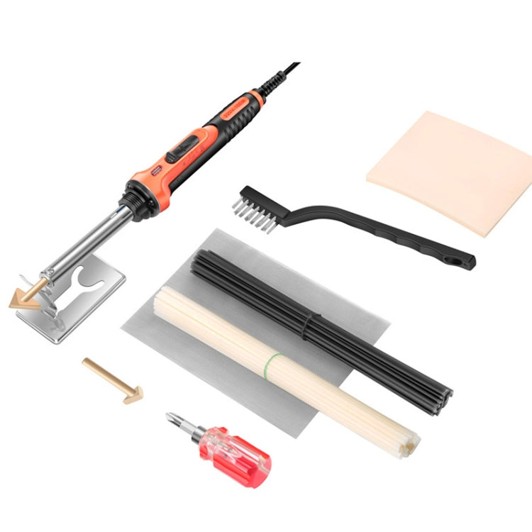 100W Electric Soldering Iron Plastic Welding Machine Car Bumper Repair Plier, EU Plug (Yellow)