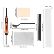 100W Electric Soldering Iron Plastic Welding Machine Car Bumper Repair Plier, EU Plug (Yellow)