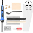 100W Electric Soldering Iron Plastic Welding Machine Car Bumper Repair Plier, UK Plug (Blue) - Hand Tool Sets by PMC TechLife | Online Shopping South Africa | PMC TechLife | Buy Now Pay Later Mobicred