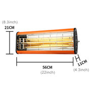 220V 1050W Heat Light Infrared Dryer Spray Paint Heating Curing Lamp Baking Booth Heater, UK Plug