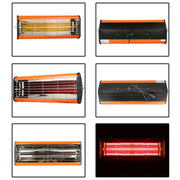 220V 1050W Heat Light Infrared Dryer Spray Paint Heating Curing Lamp Baking Booth Heater, UK Plug