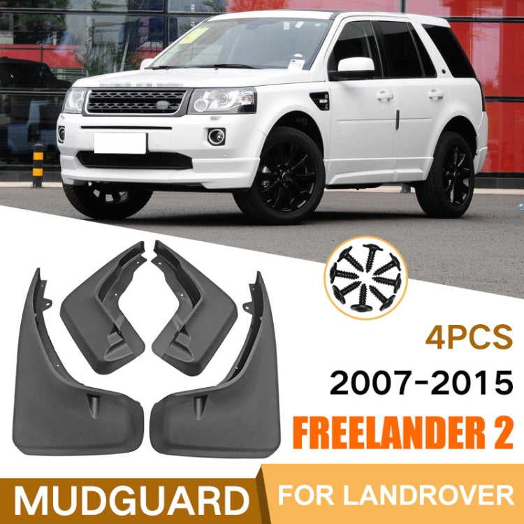 For Land Rover Freelander 2 LR2 2007-2019 4pcs/Set Car Auto Soft Plastic Splash Flaps Fender Guard