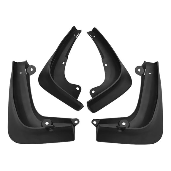 For TESLA MODEL S 2014-2020 4pcs/Set Car Auto Soft Plastic Splash Flaps Fender Guard