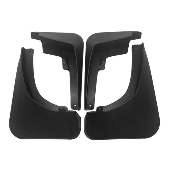 For Renault Kadjar 2016-2019 4pcs/Set Car Auto Soft Plastic Splash Flaps Fender Guard