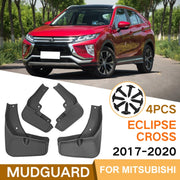 For Mitsubishi Eclipse Cross 2018-2020 4pcs/Set Car Auto Soft Plastic Splash Flaps Fender Guard