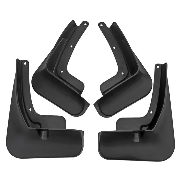 For Hyundai Santa Fe 2019-2021 4pcs/Set Car Auto Soft Plastic Splash Flaps Fender Guard
