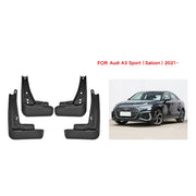 For Audi A3 Sedan Sport 2021 4pcs/Set Car Auto Soft Plastic Splash Flaps Fender Guard