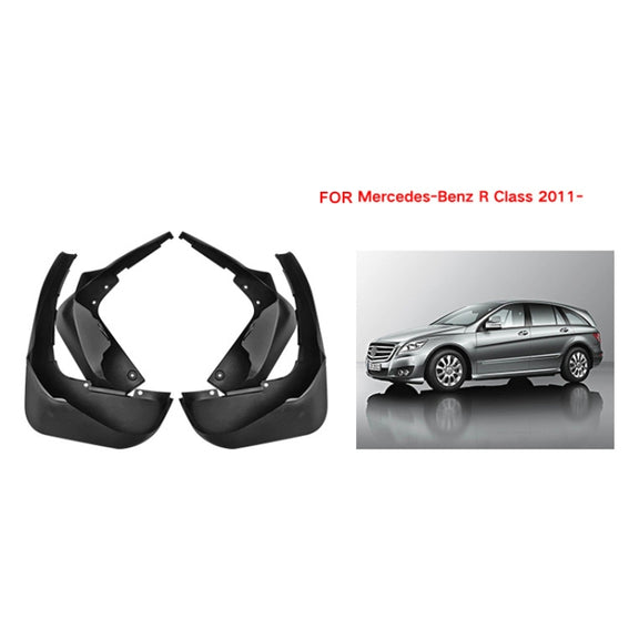 For Mercedes-Benz R-class 2011-2022 4pcs/Set Car Auto Soft Plastic Splash Flaps Fender Guard