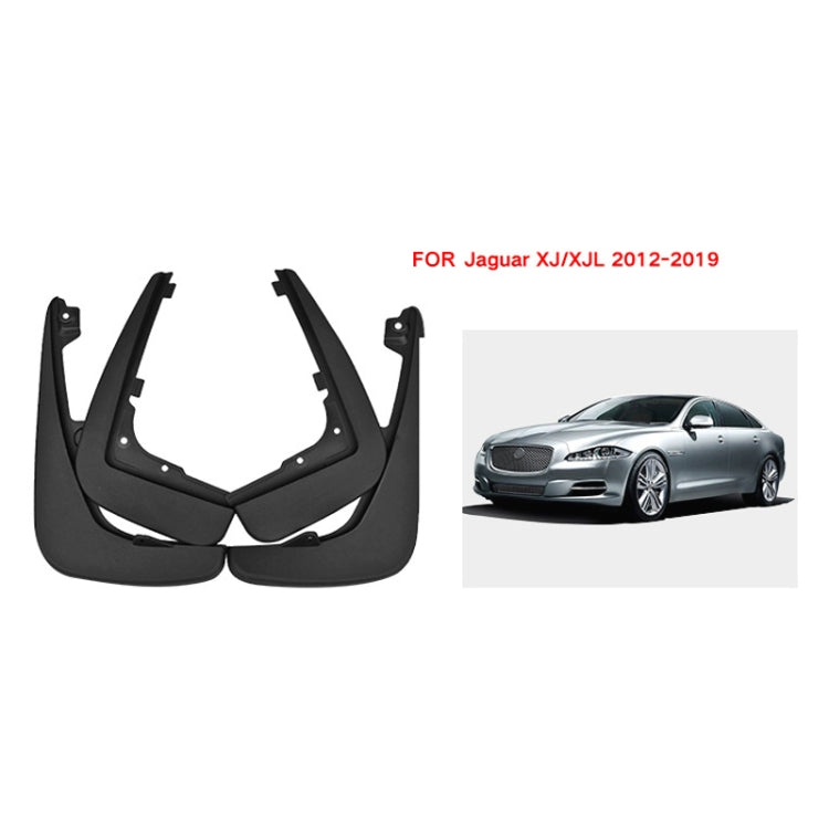 For Jaguar XJ / XJL 2012-2019 4pcs/Set Car Auto Soft Plastic Splash Flaps Fender Guard